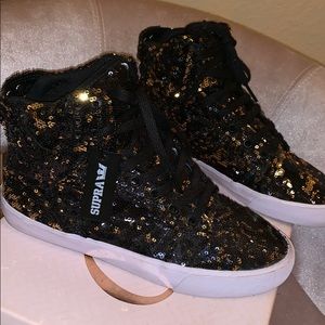 Sequin Supra Shoes